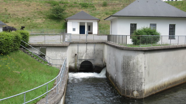 Grundablass Bever-Talsperre