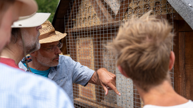 Umweltnetzwerk Biostationen und Wupperverband, Insektenhotel Umweltnetzwerk Biostationen und Wupperverband, Insektenhotel