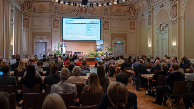 Symposium Flussgebietsmanagement, Blick in den Saal Symposium Flussgebietsmanagement, Blick in den Saal